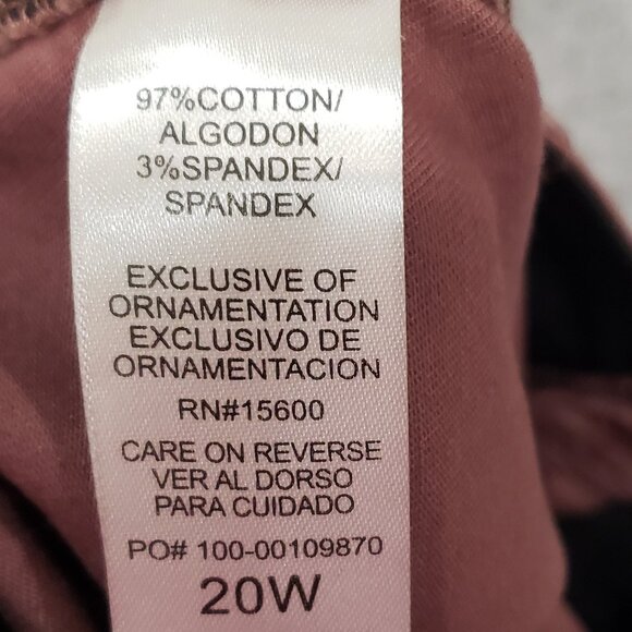 Democracy Sizes "Ab"solution® High Rise Roll Cuff Plus Cargo Utility Pant NWT - Picture 10 of 13